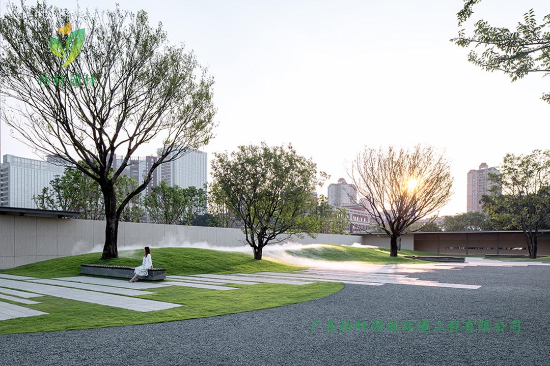 佛山市南海區良溪保利天悅小區綠化工程實景圖